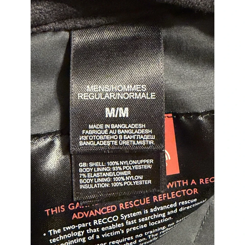 MINT The North Face‎ Men's Medium HyVent RECCO Ski Pants Gray Snow